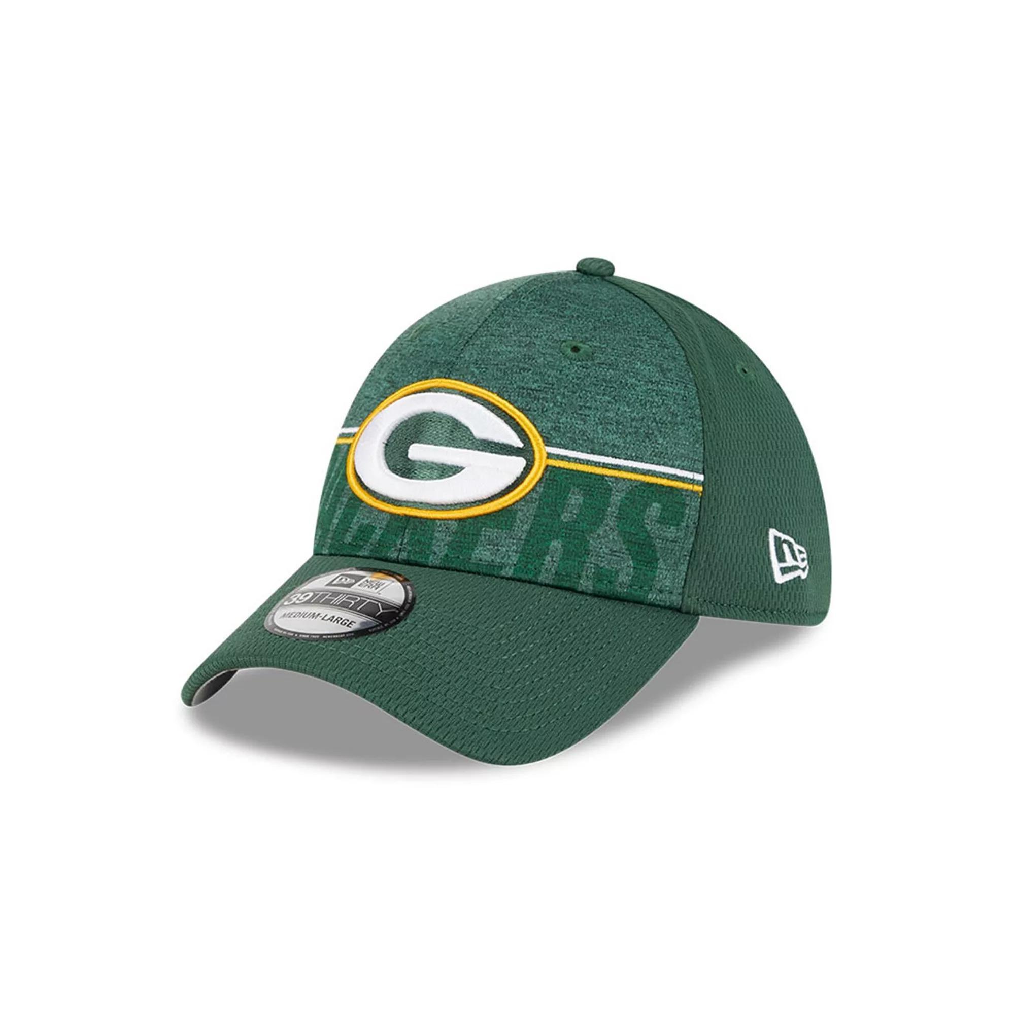 Mens New Era Bay Packers 2023 NFL Training Camp 39THIRTY Flex Fit Hat Product Image