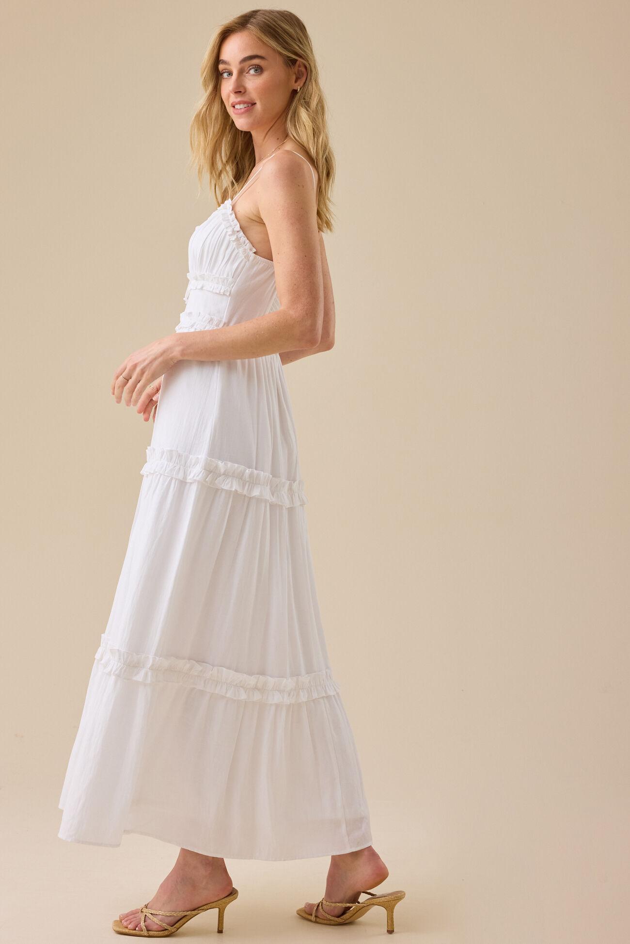 Greer Ruffle Maxi Dress Product Image