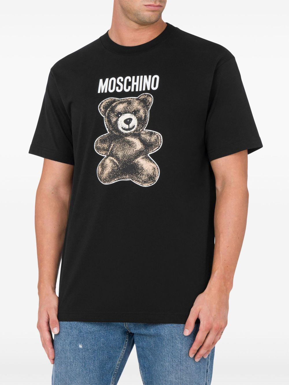 Teddy bear-print T-shirt Product Image