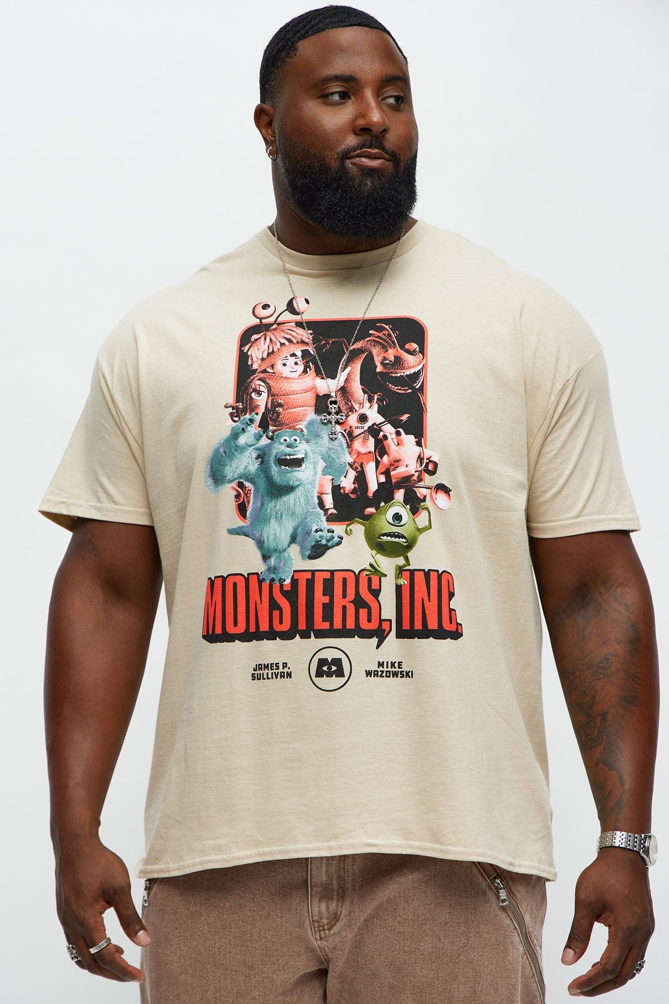Disney Monsters Inc Short Sleeve Tee - Sand Product Image
