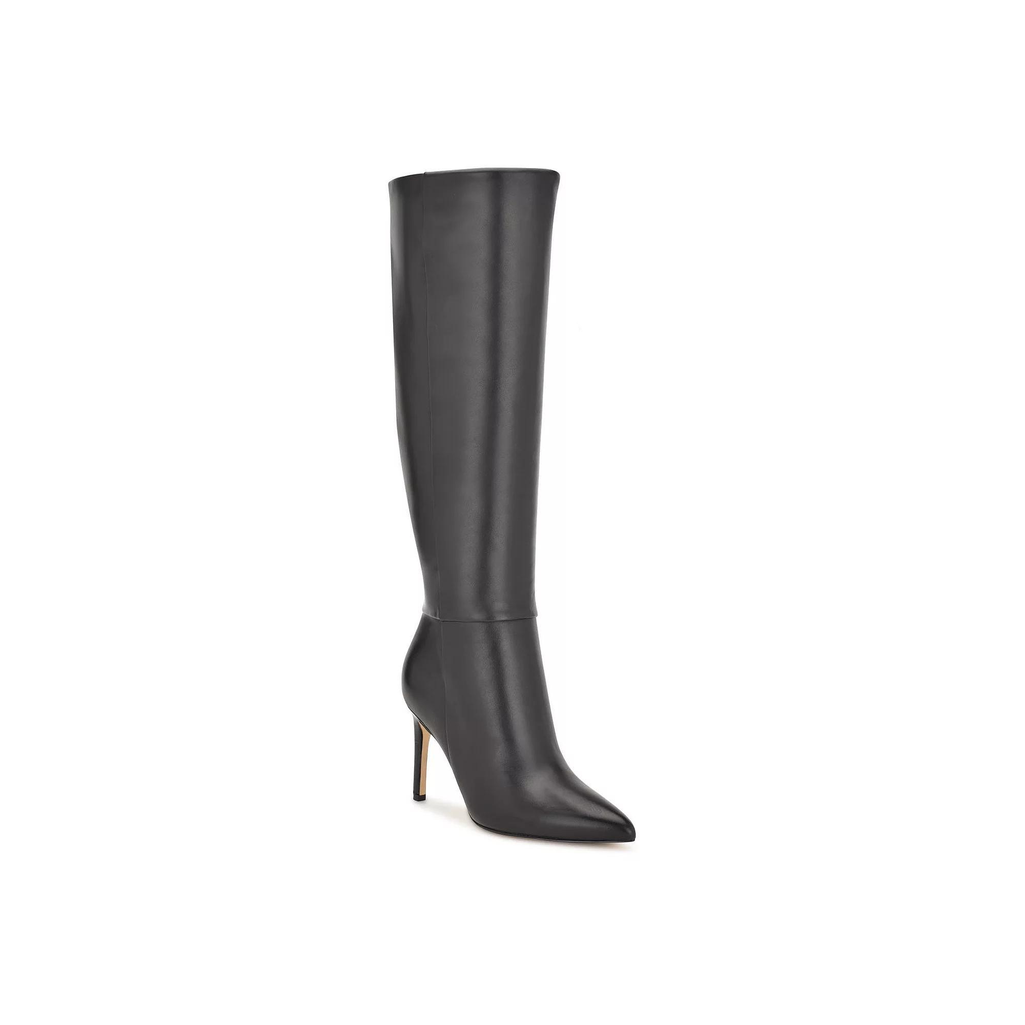 Nine West Richy Womens Leather Knee-High Boots Product Image