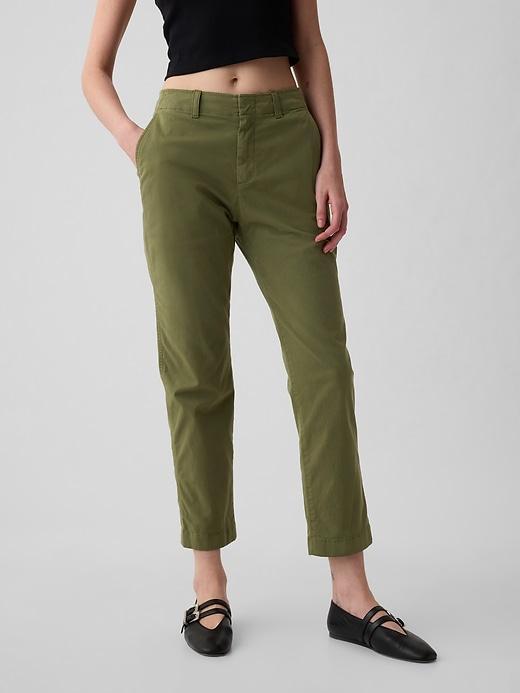 Mid Rise Downtown Khakis Product Image