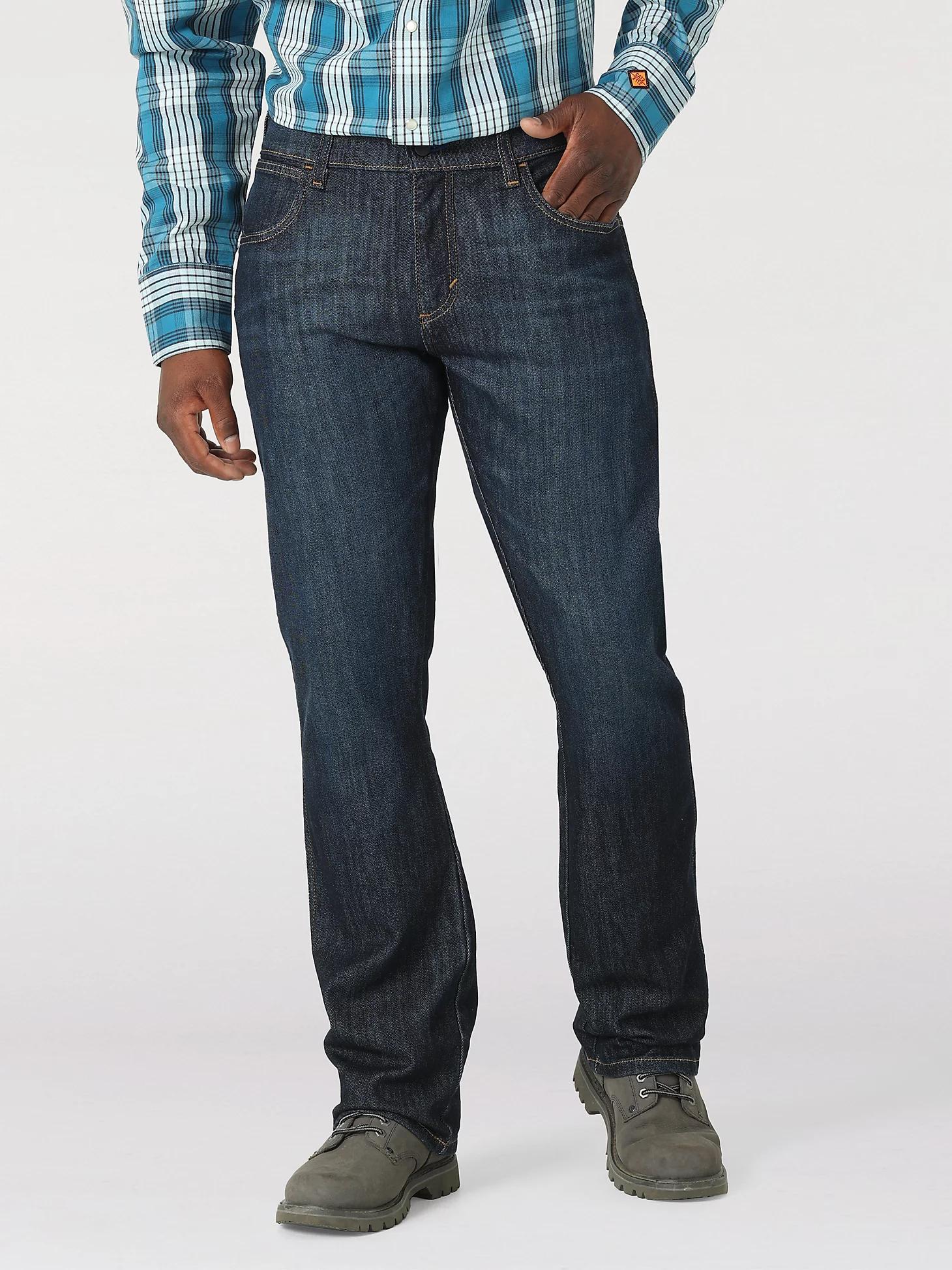 Wrangler® FR Flame-Resistant Retro® Slim Boot Jean | Men's JEANS | Wrangler® Product Image