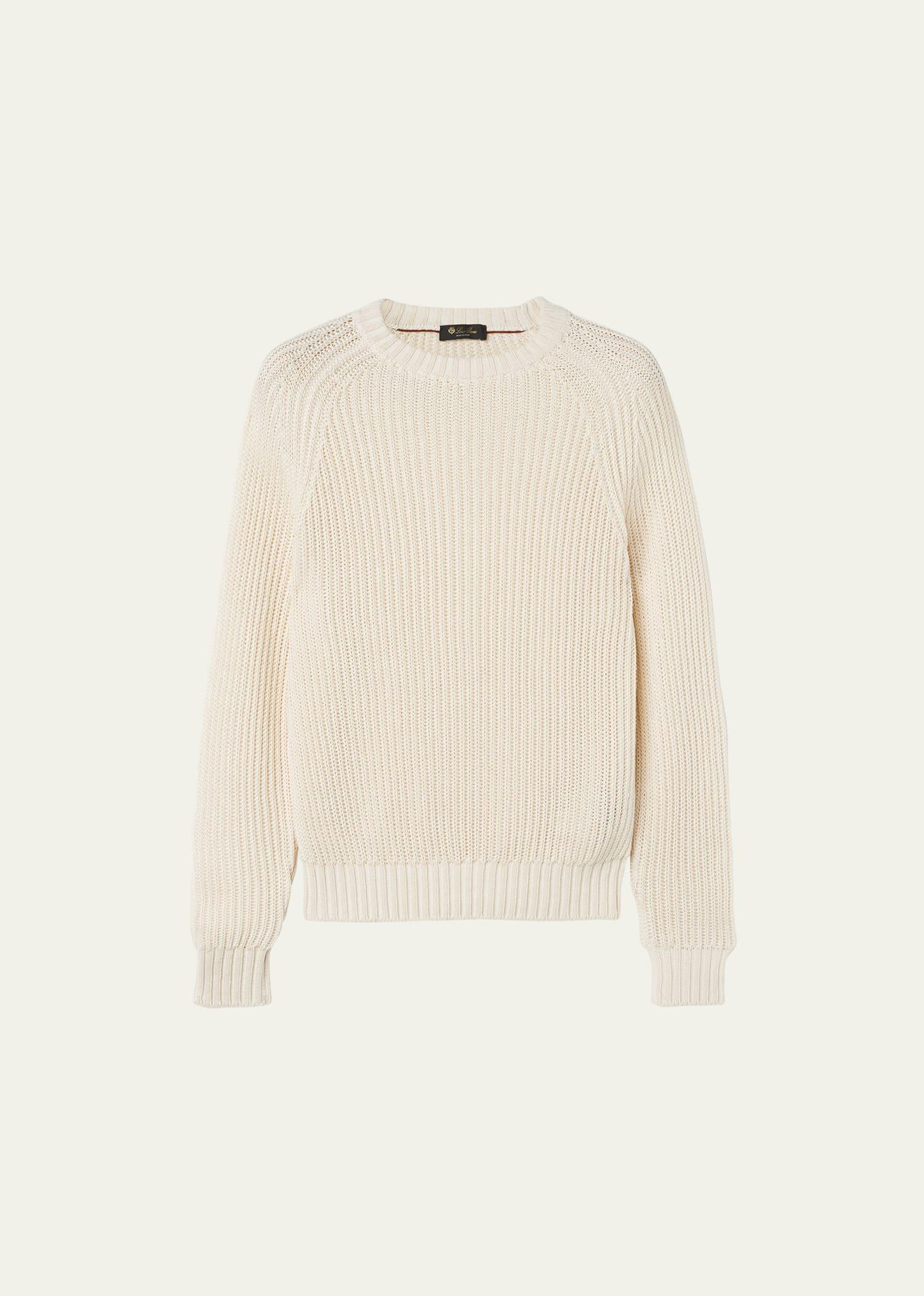 Mens Daisen Ribbed Crewneck Sweater Product Image