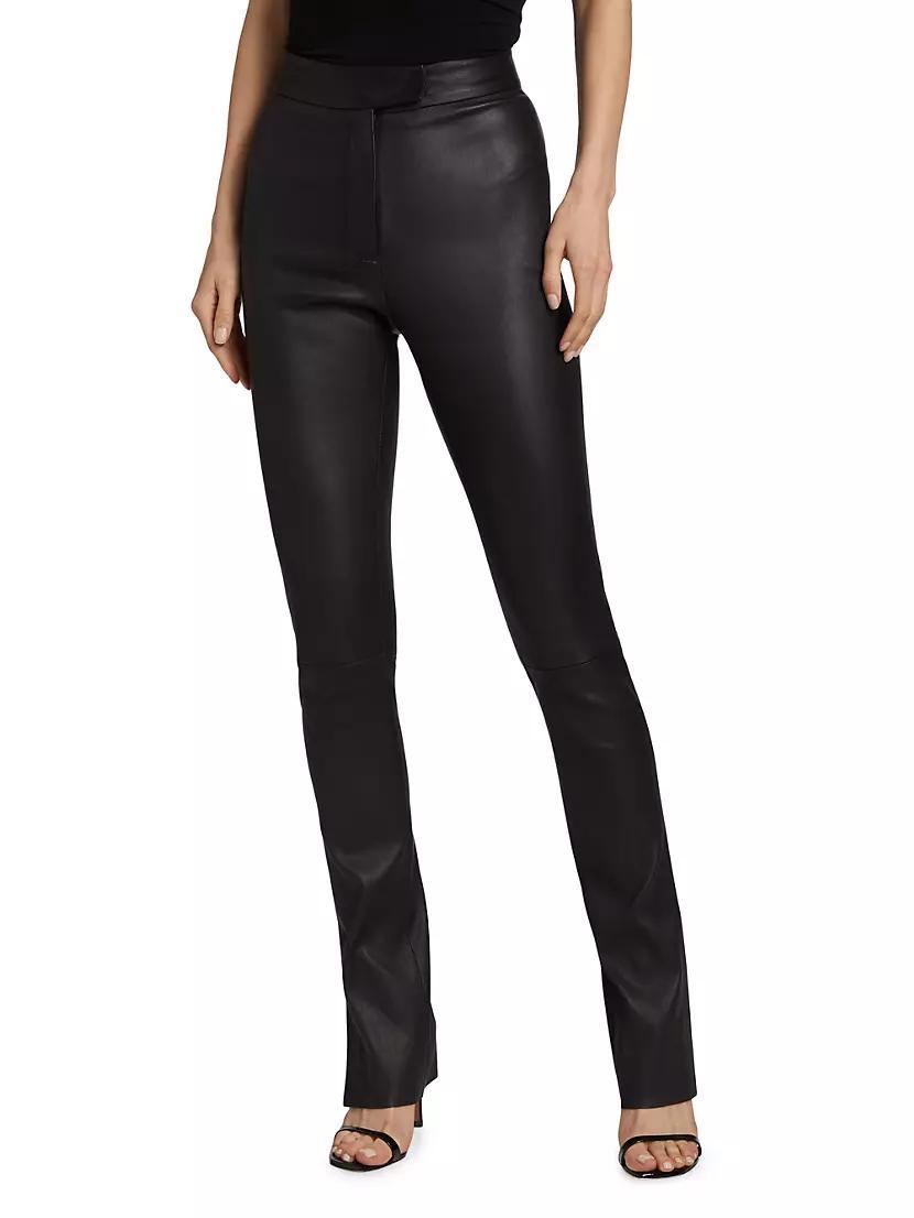 Dawn Skinny Leather Pants Product Image