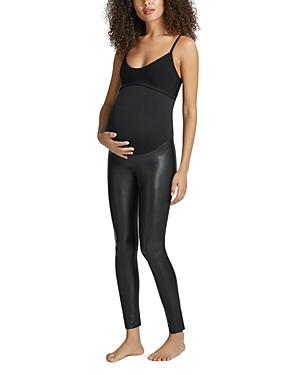 Commando Faux Leather Maternity Leggings Product Image