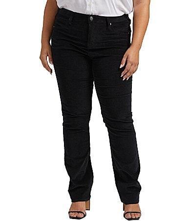 Jag Jeans Plus Size Ruby Mid-Rise Straight Leg Pants Women's Clothing Product Image