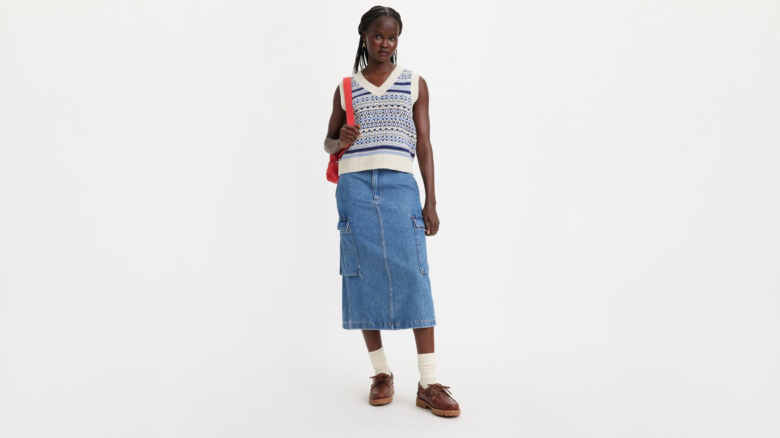 Cargo Midi Skirt Product Image