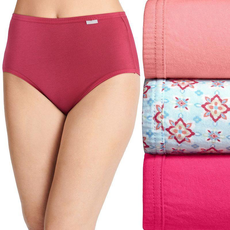 Plus Size Jockey Elance 3-pk. Briefs Panty Set 1486, Womens Product Image