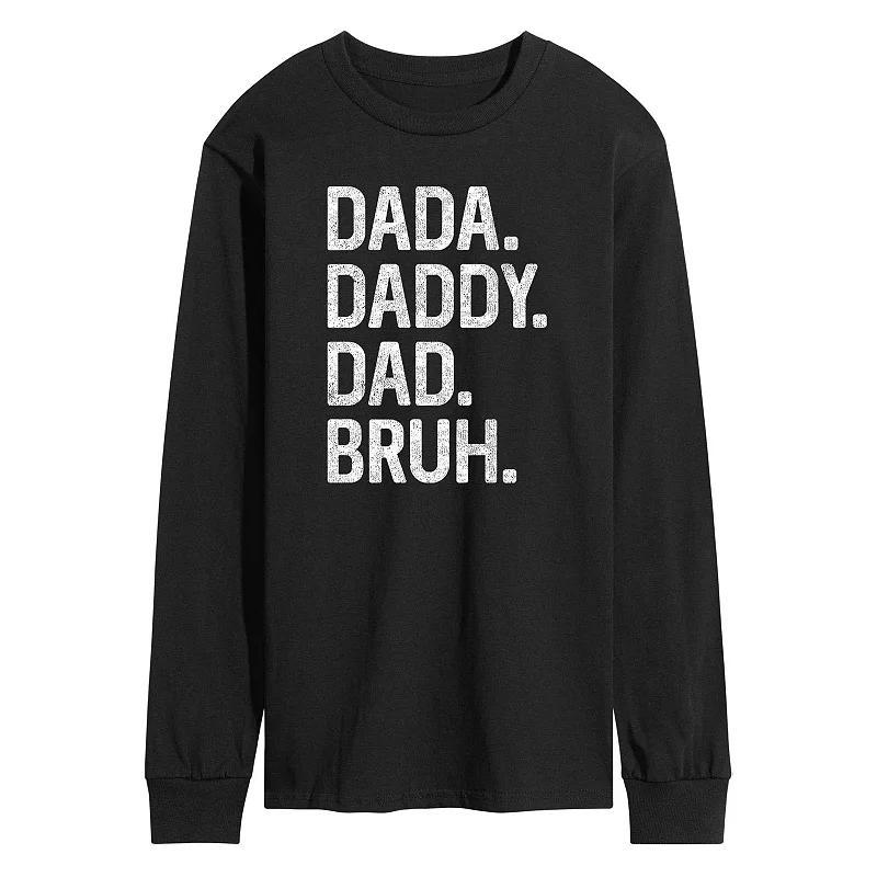 Mens Dada Daddy Dad Bruh Long Sleeve Product Image