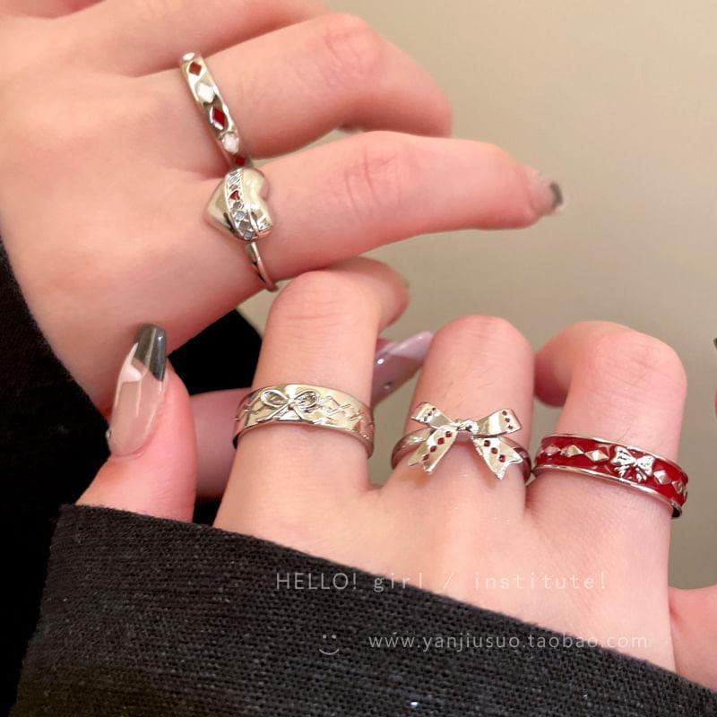 Glaze Alloy Open Ring Product Image