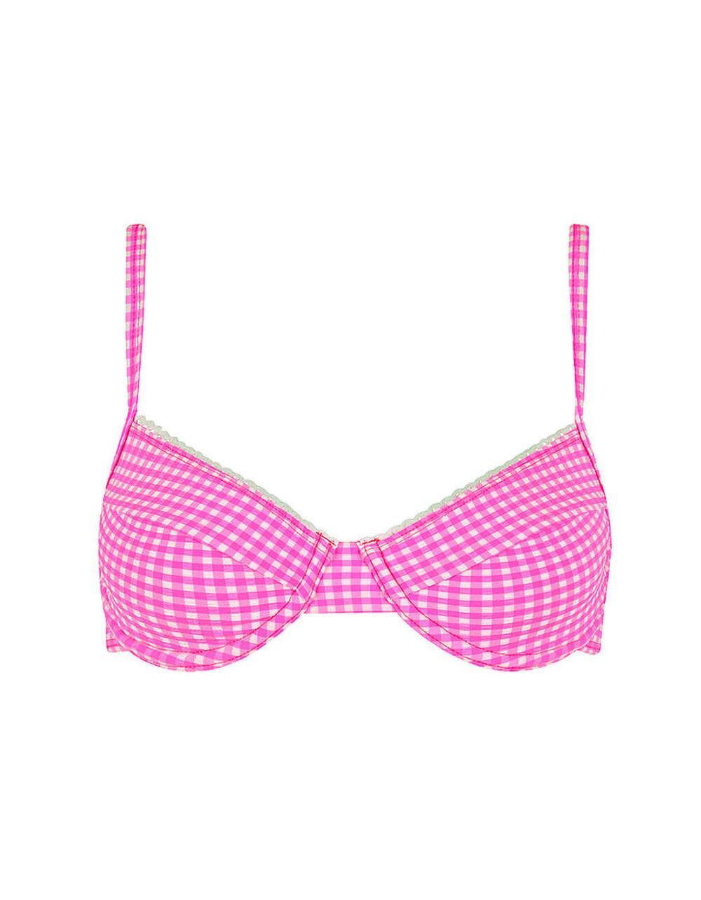 KULANI KINIS Pink Diva Ditzy Underwire Bikini Top Product Image