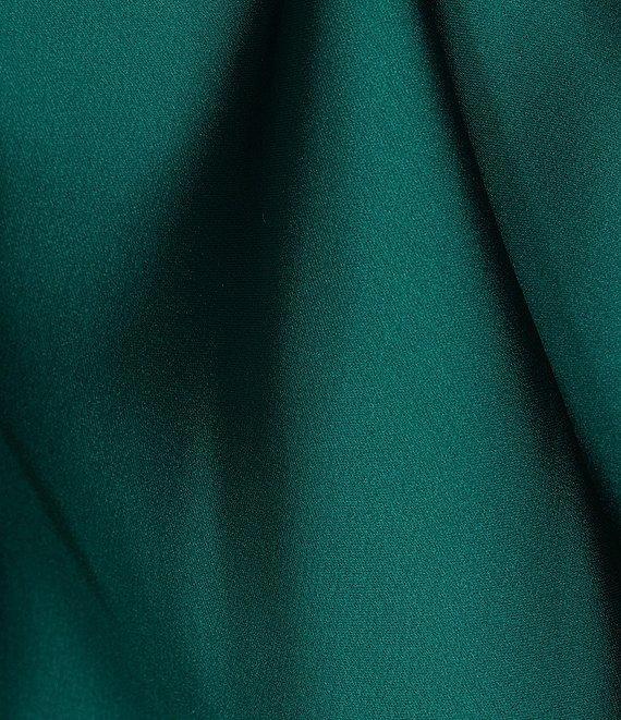 Antonio Melani Asher Satin Crew Neck Long Sleeve Maxi Dress Product Image