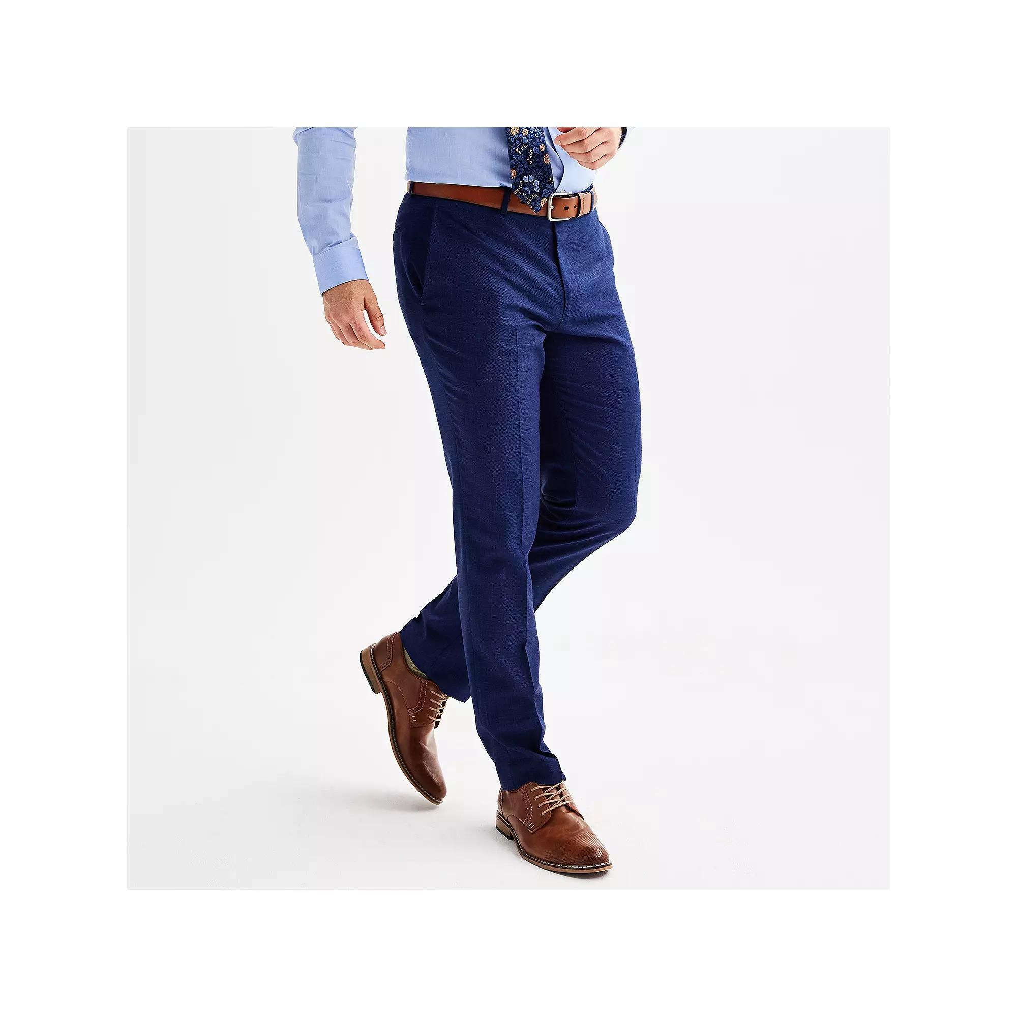 Men's Apt. 9® Premier Flex Performance Slim-Fit Washable Suit Pants, Size: 30 X 32, Blue Product Image