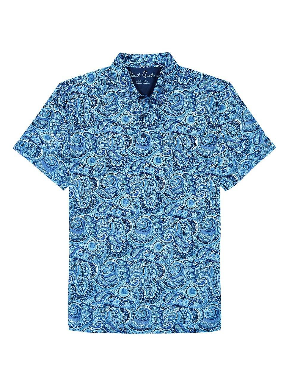 Mens Neris Paisley Polo Shirt Product Image