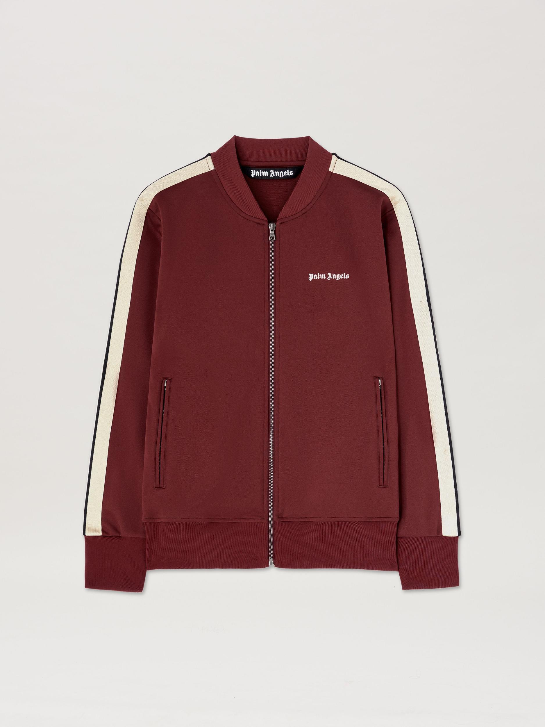 CLASSIC LOGO BOMBER TRACK JKT BURGUNDY - Product Image