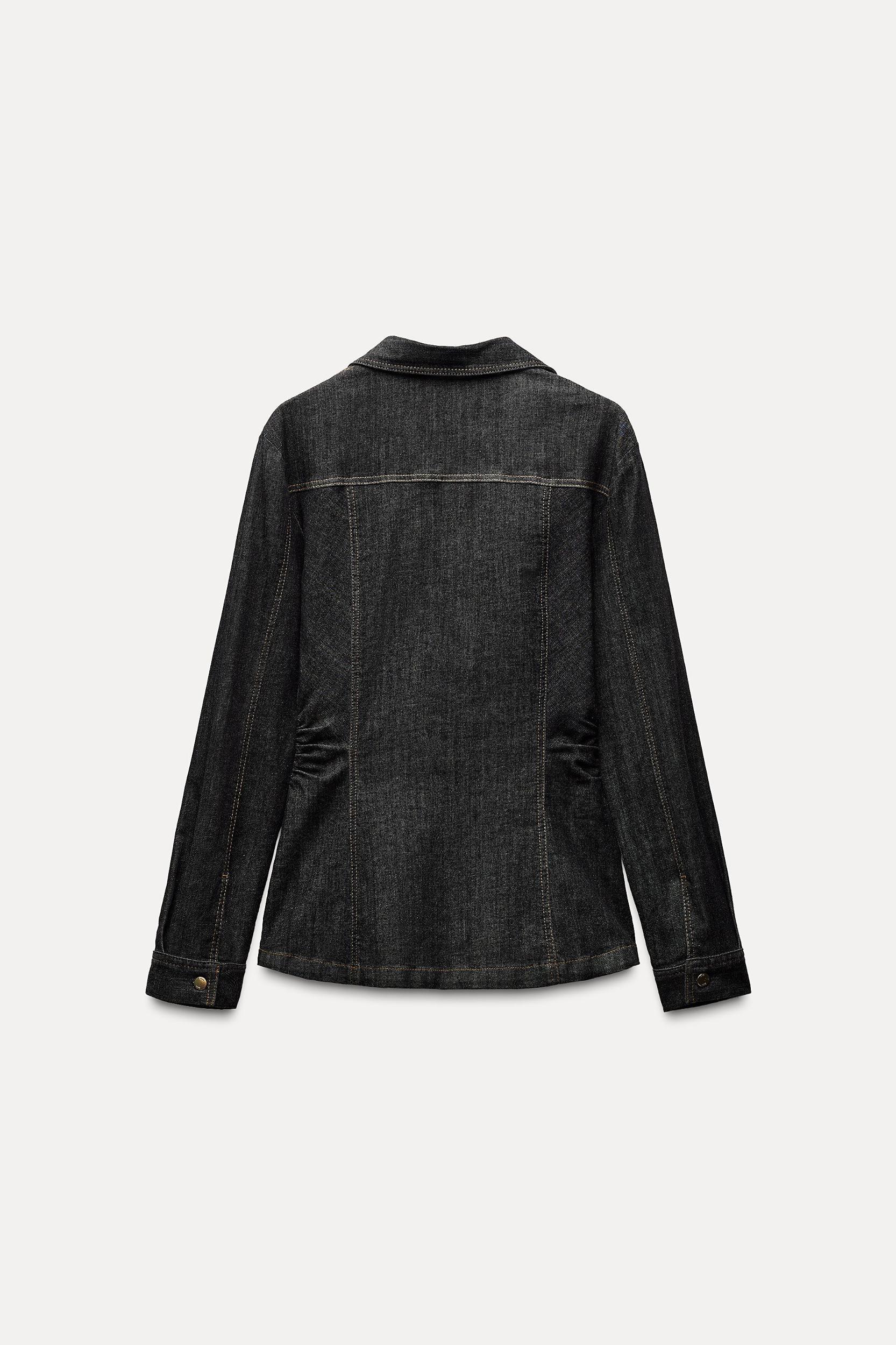 FITTED DENIM SHIRT Product Image