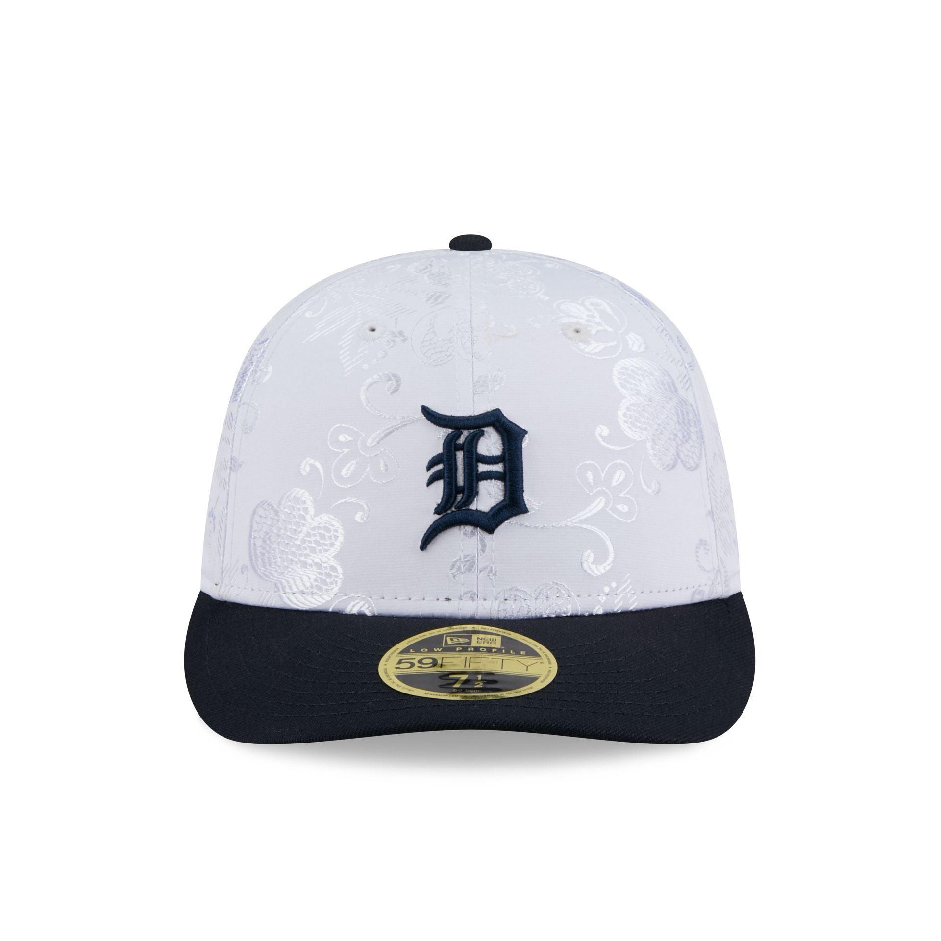 Detroit Tigers Floral Shine Low Profile 59FIFTY Fitted Hat Male Product Image