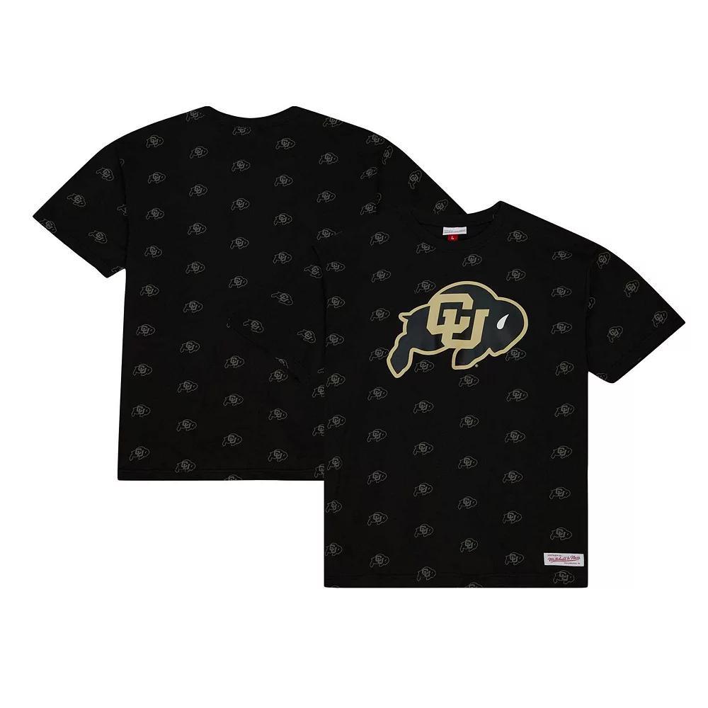 Men's Mitchell & Ness  Black Colorado Buffaloes Allover Print T-Shirt, Size: Medium Product Image