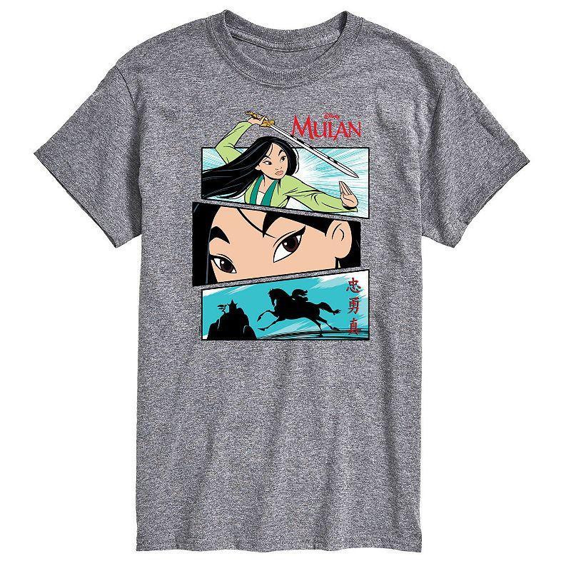 Disneys Mulan Big & Tall Comic Graphic Tee, Mens Product Image