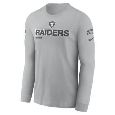 Las Vegas Raiders Salute to Service Mascot Edge Legend Nike Men's NFL Long-Sleeve T-Shirt Product Image