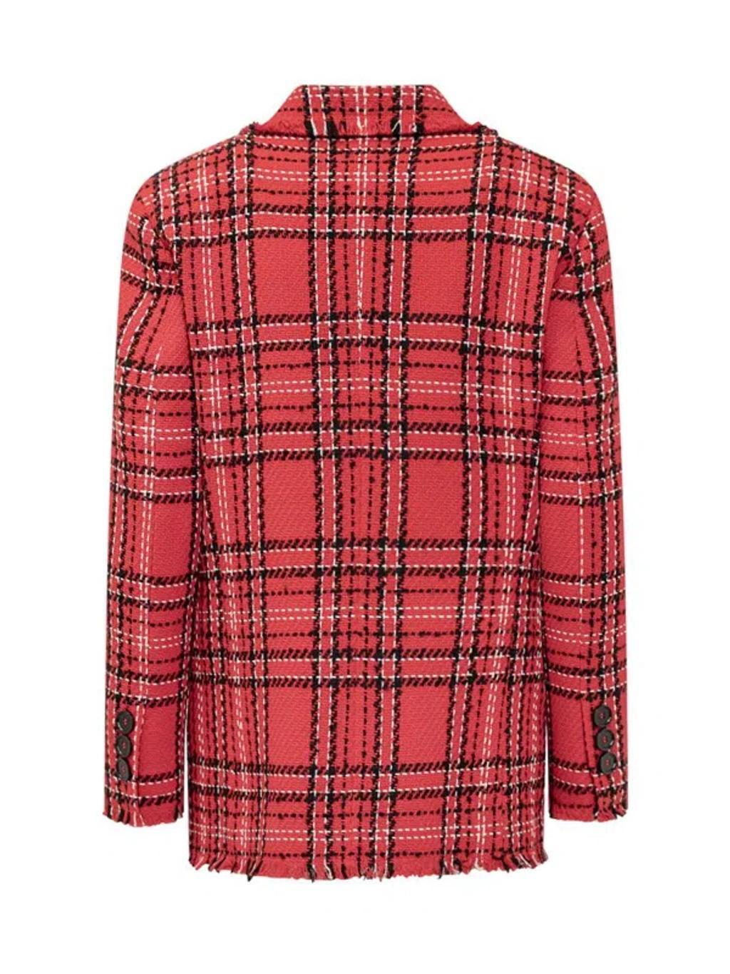 MSGM Jacket In Red Product Image