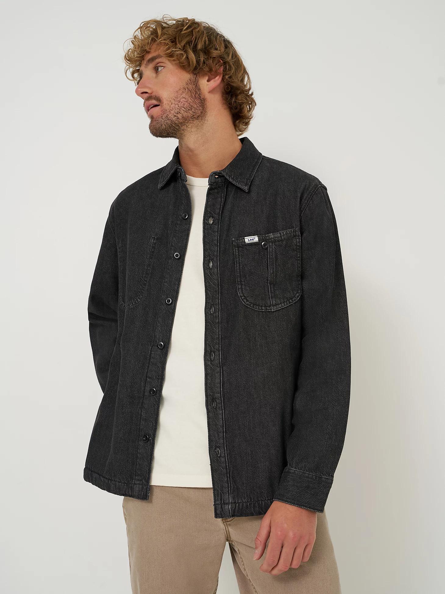 Men's Very Loose Fit Denim Overshirt | Men's Tops & Tees | Lee® Product Image