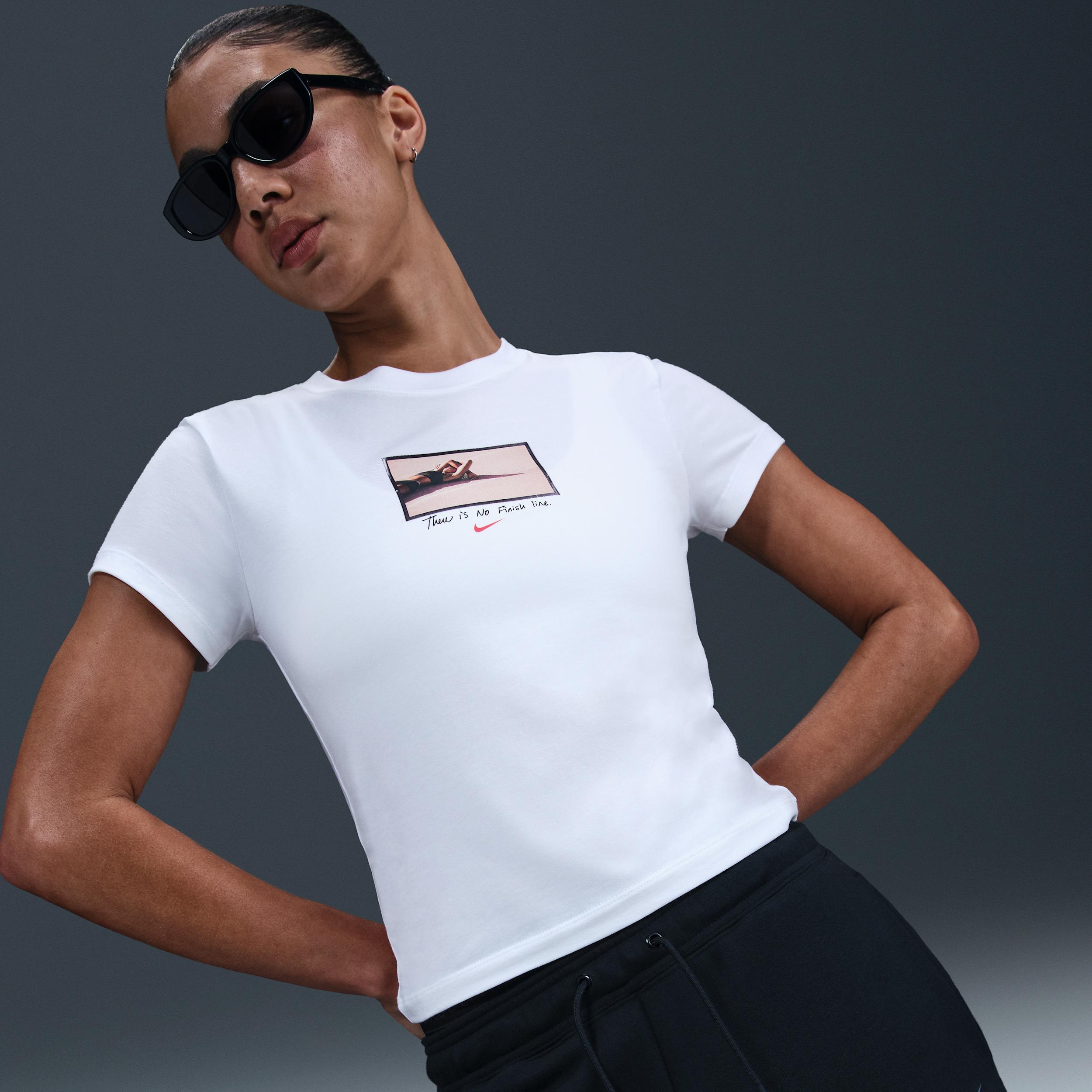 Nike Sportswear Chill Knit Women's Slim Cropped T-Shirt Product Image