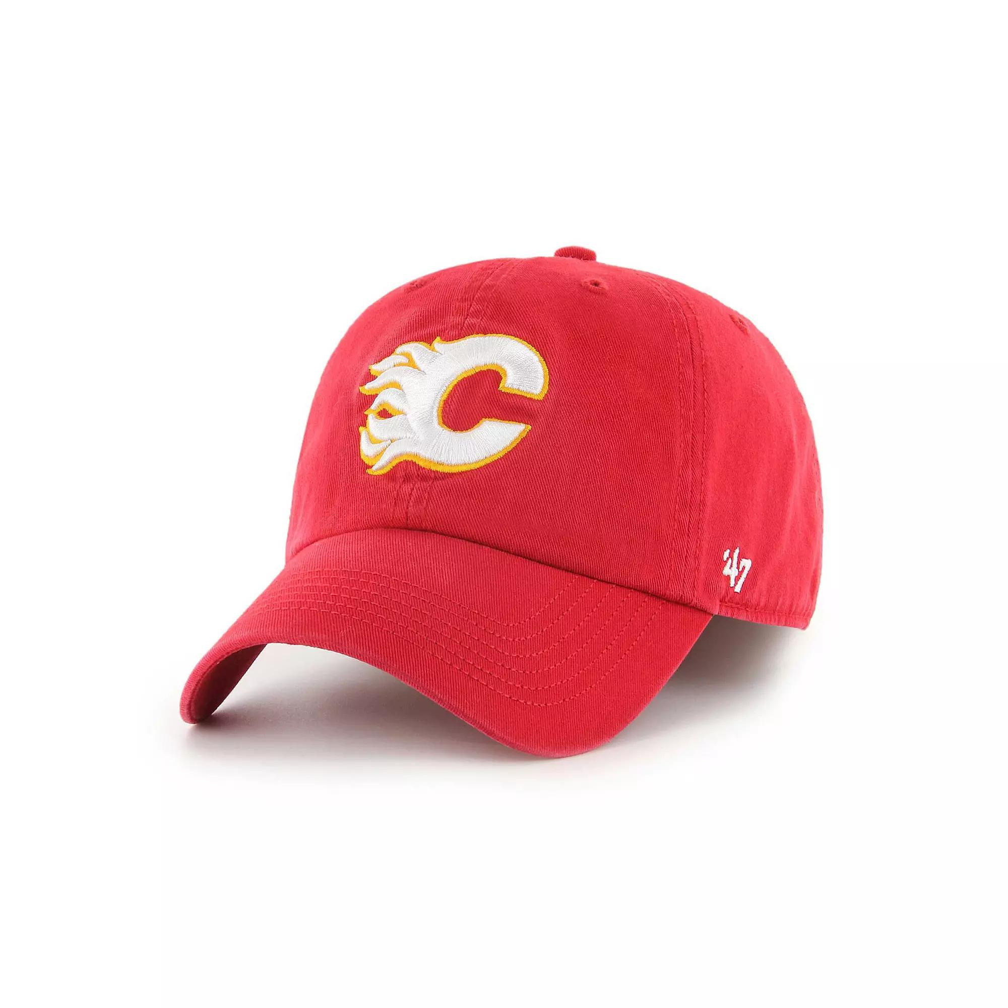 Men's '47 Red Calgary Flames Classic Franchise Fitted Hat, Size: Medium, Flm Red Product Image