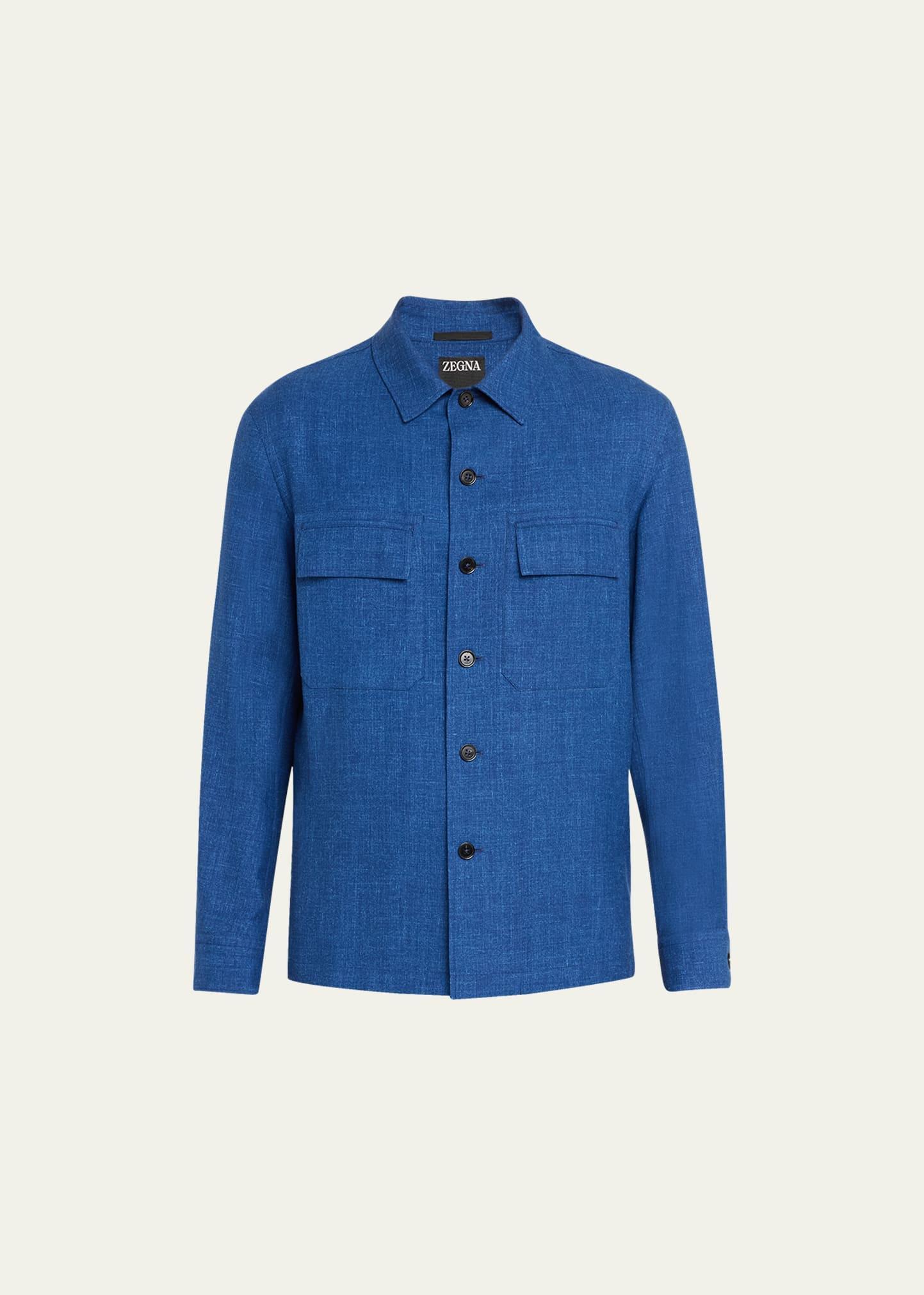 Men's Oasi Cashmere-Linen Overshirt Product Image