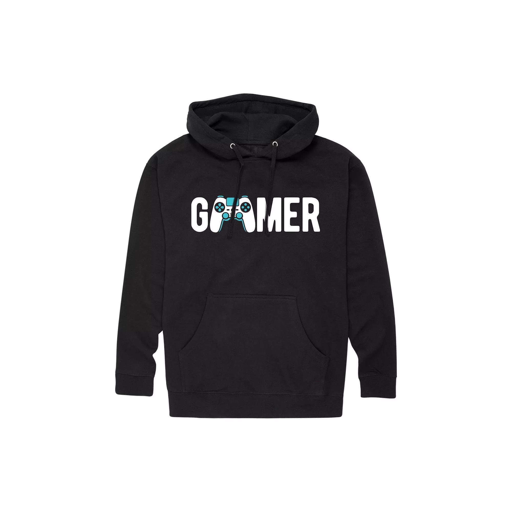 Men's Gamer Hoodie, Size: Small, Black Product Image