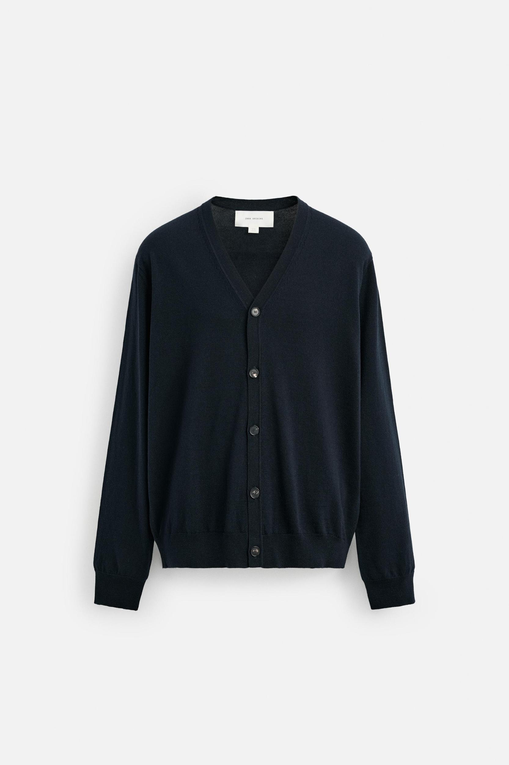 COTTON - WOOL CARDIGAN Product Image