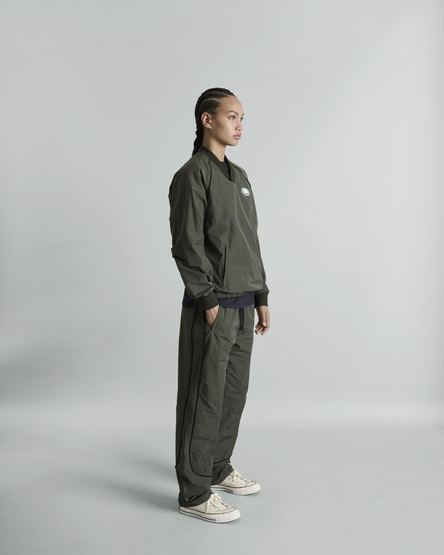 Larkin Dusty Charcoal Track Pullover Jacket Male Product Image