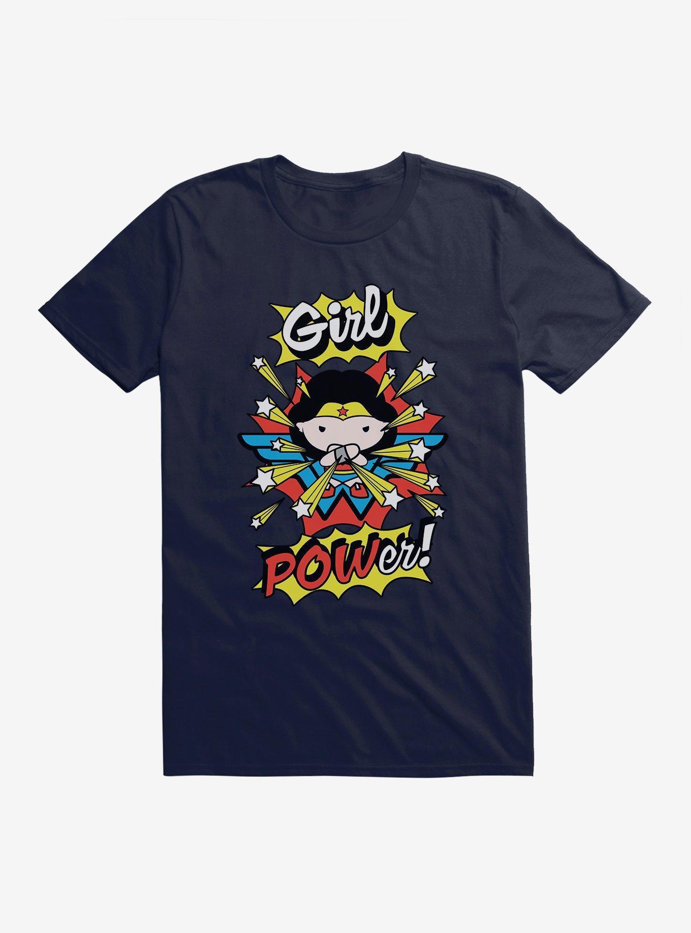 DC Comics Chibi Wonder Woman Girl Power T-Shirt Product Image