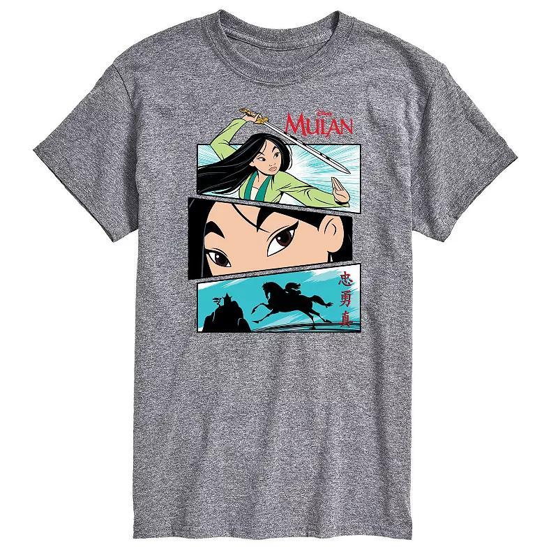 Disneys Mulan Big & Tall Comic Graphic Tee, Mens Product Image