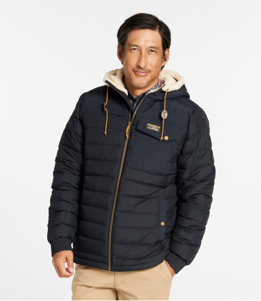 
                            Men's Mountain Classic Down Hooded Jacket, Sherpa-Lined
                         Product Image