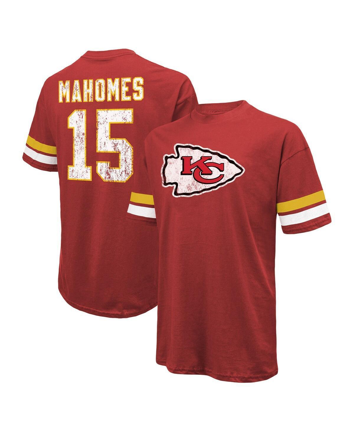 Men's Majestic Threads Patrick Mahomes Red Kansas City Chiefs Name & Number Oversize Fit T-Shirt, Size: Small Product Image