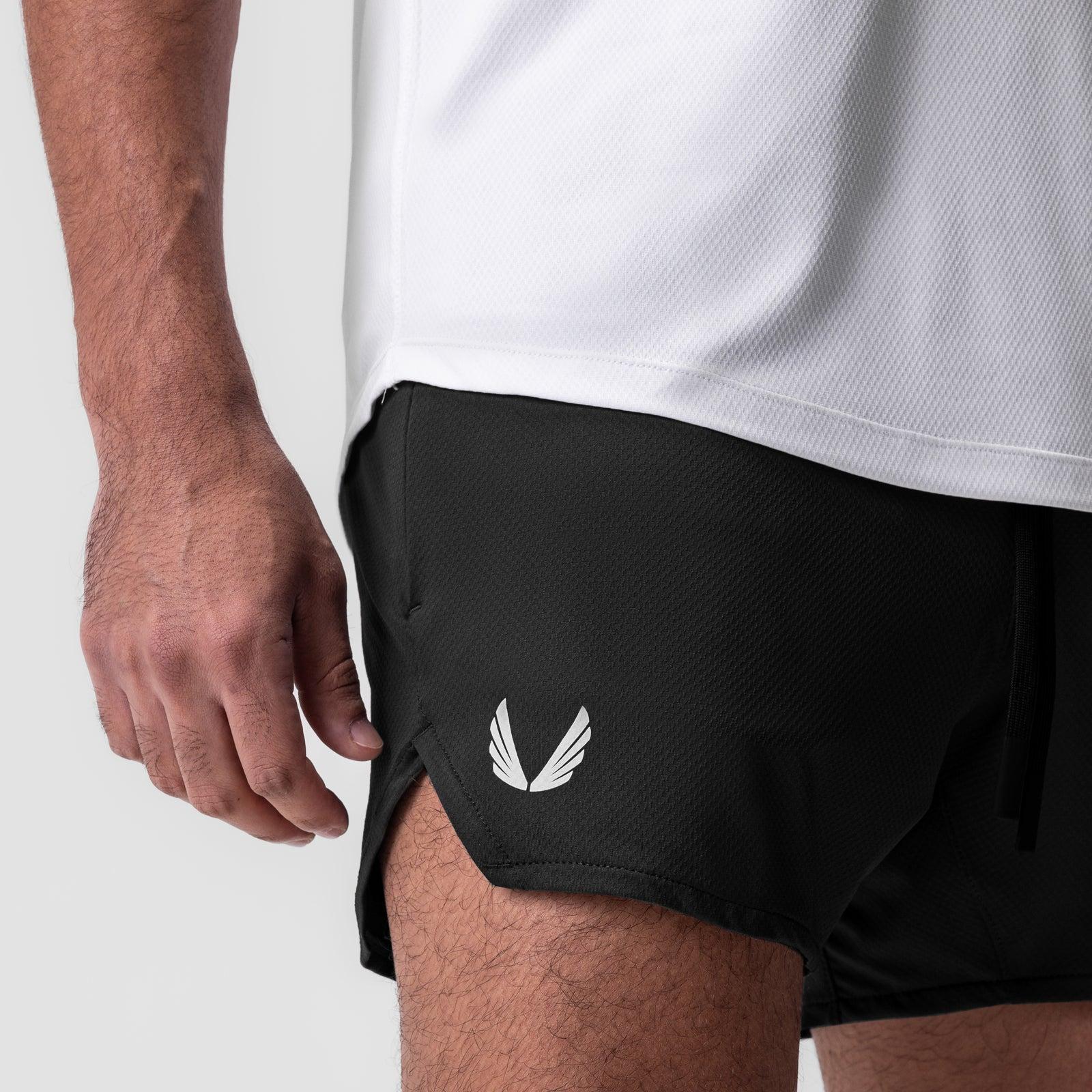 0993. AeroSilver® 5" Linerless Short - Black Product Image
