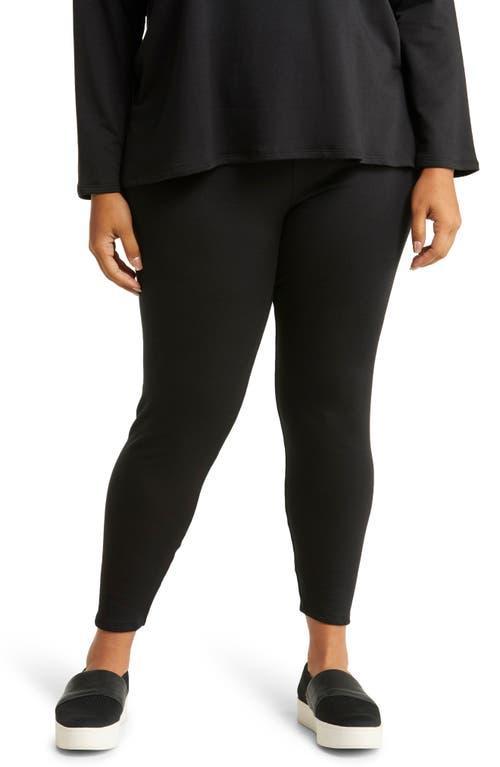 High-Rise Cropped Terry Leggings Product Image