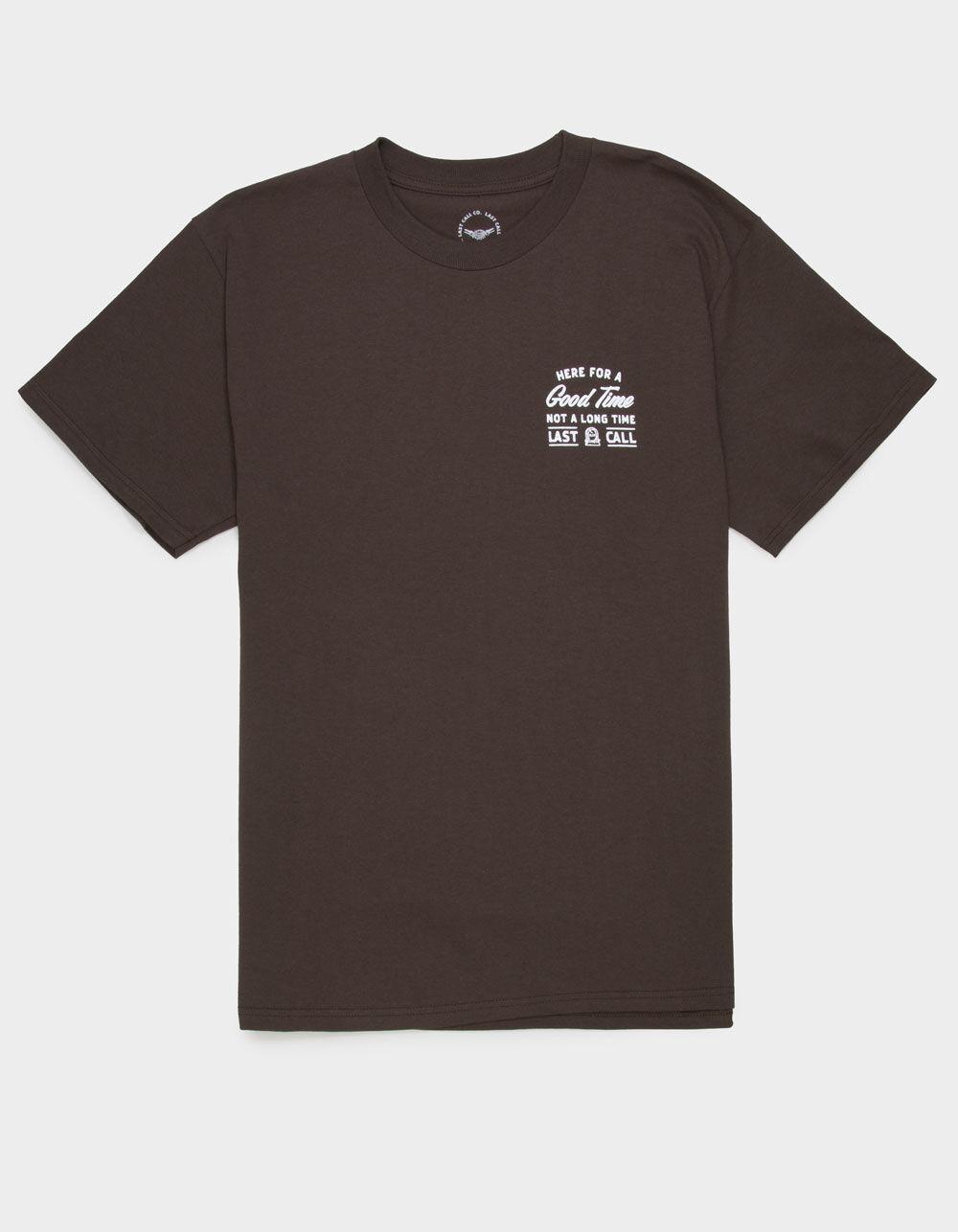 LAST CALL CO. Good Time Mens Tee - BROWN Product Image