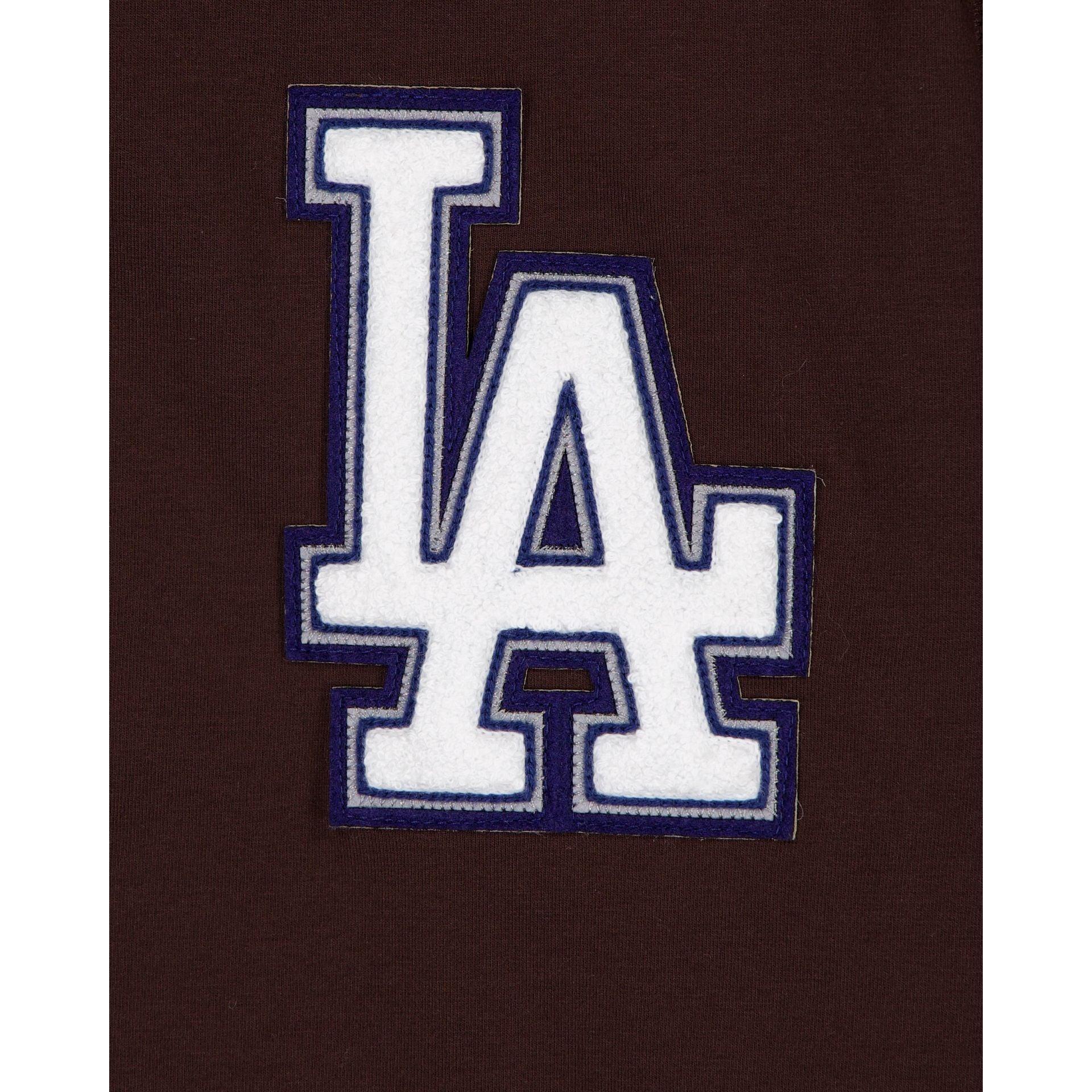 Los Angeles Dodgers Logo Select Color Flip Brown Hoodie Male Product Image