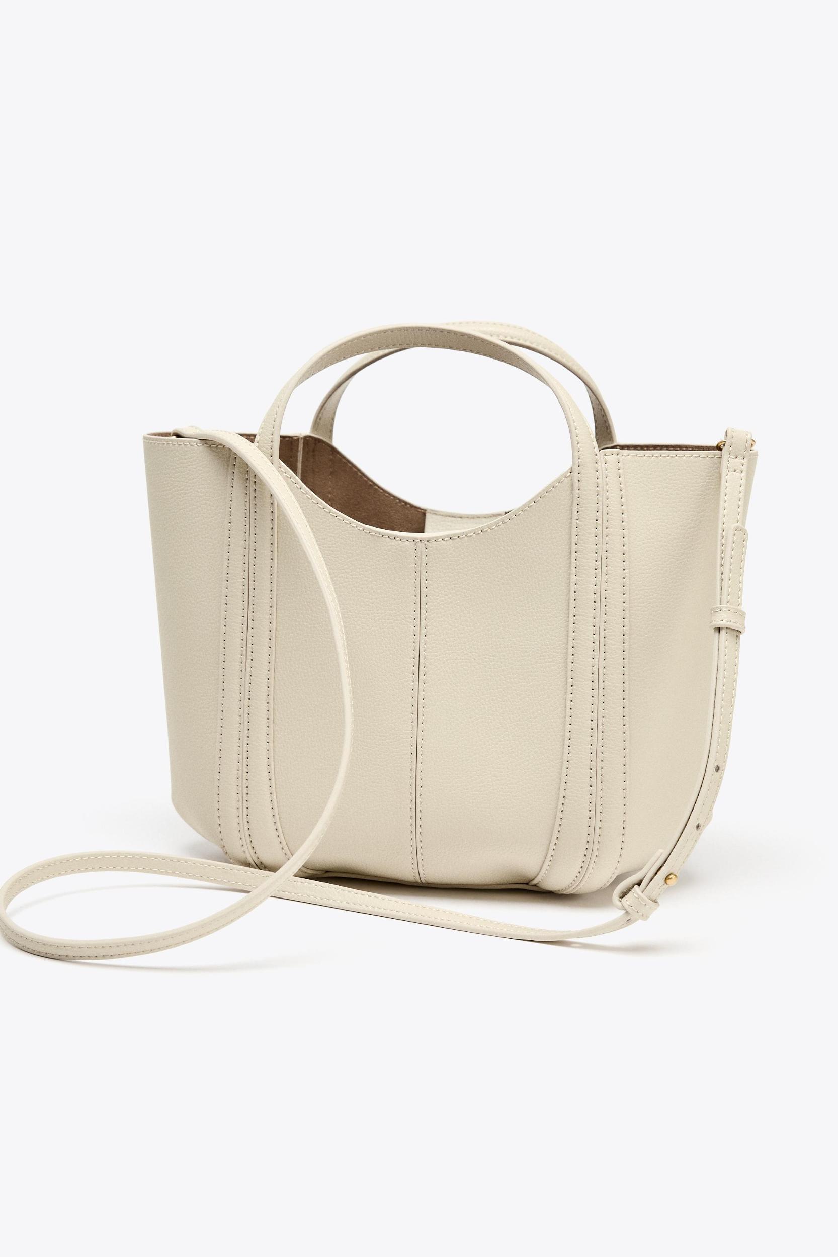 TOPSTITCHED MINI CITY BAG Product Image