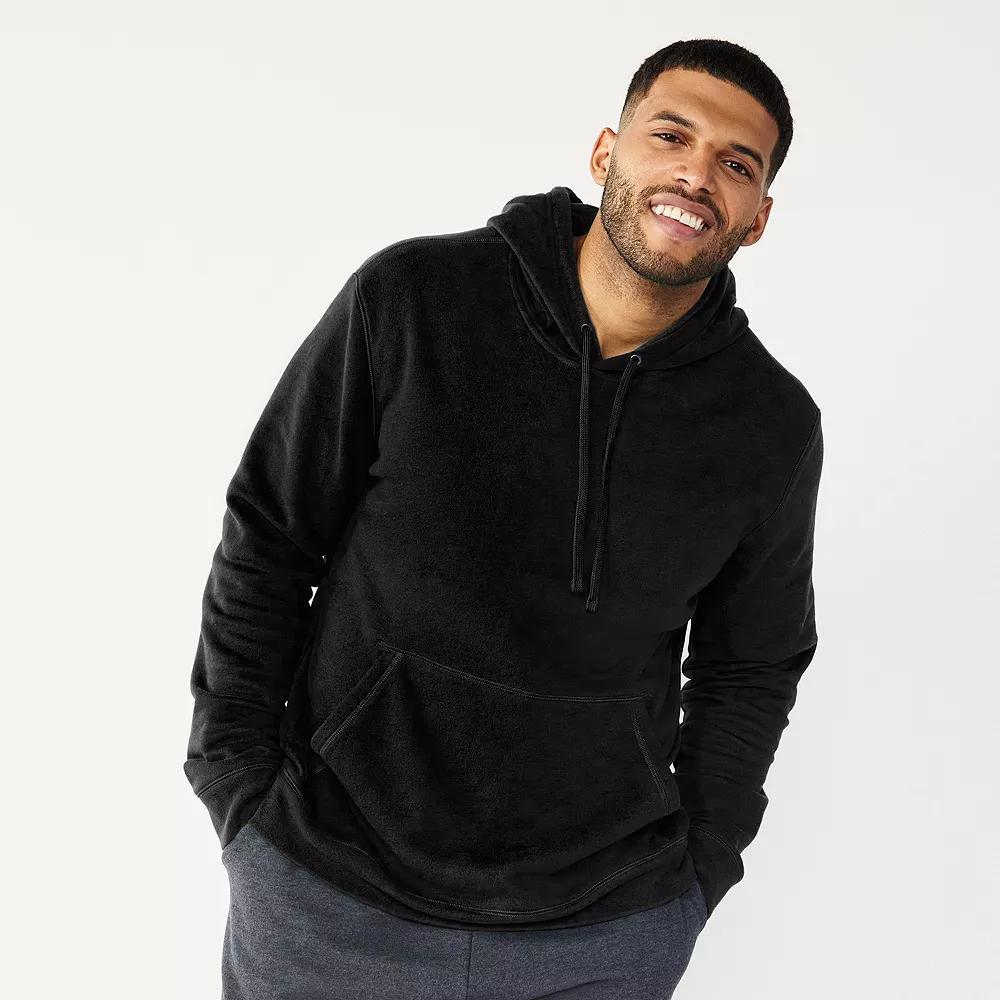 Big & Tall Tek Gear® Ultra Soft Pullover Hoodie, Men's, Size: 3XL Tall, Mineral Black Product Image