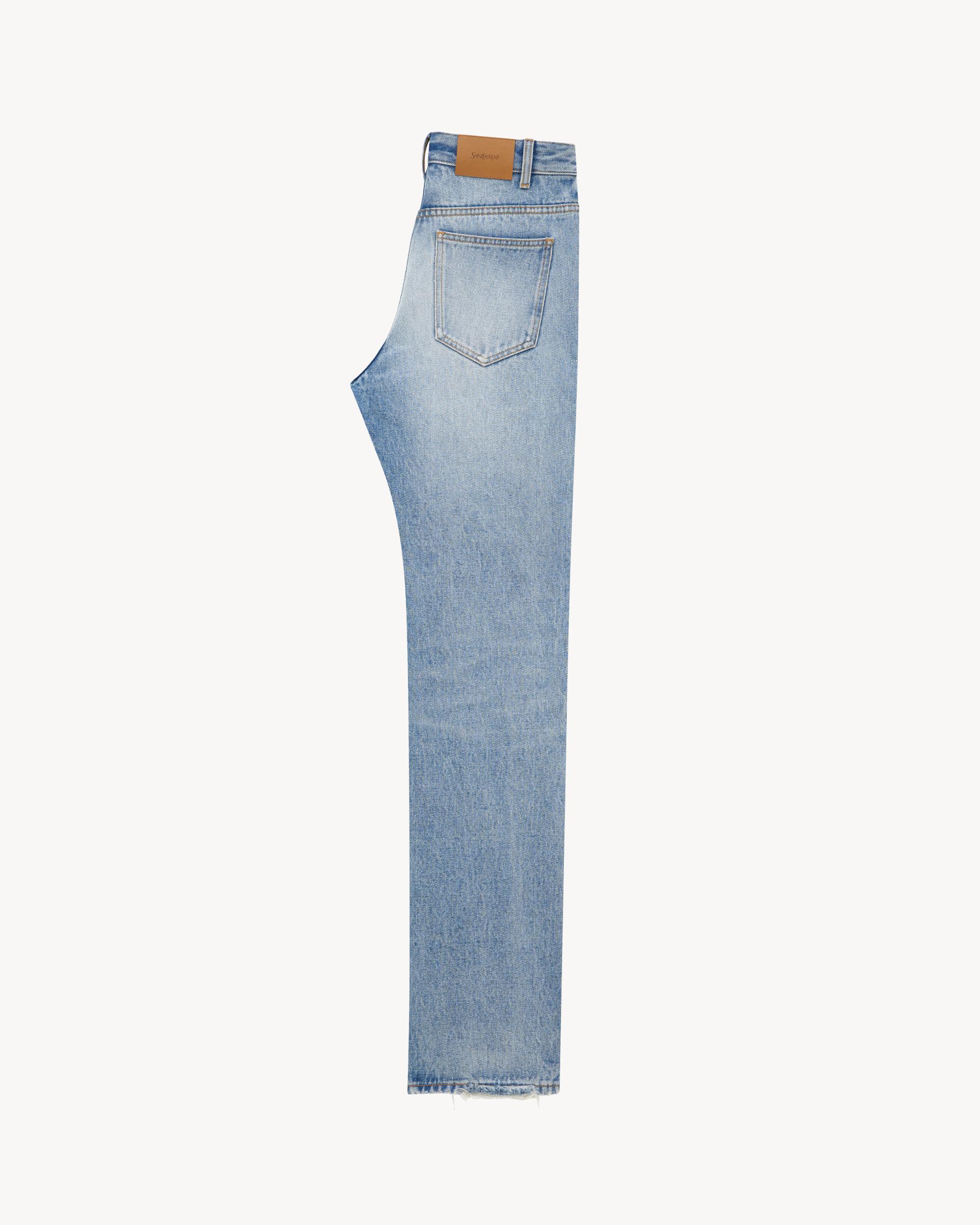 Nico Low-Rise Jeans in Sicily Blue Denim Product Image