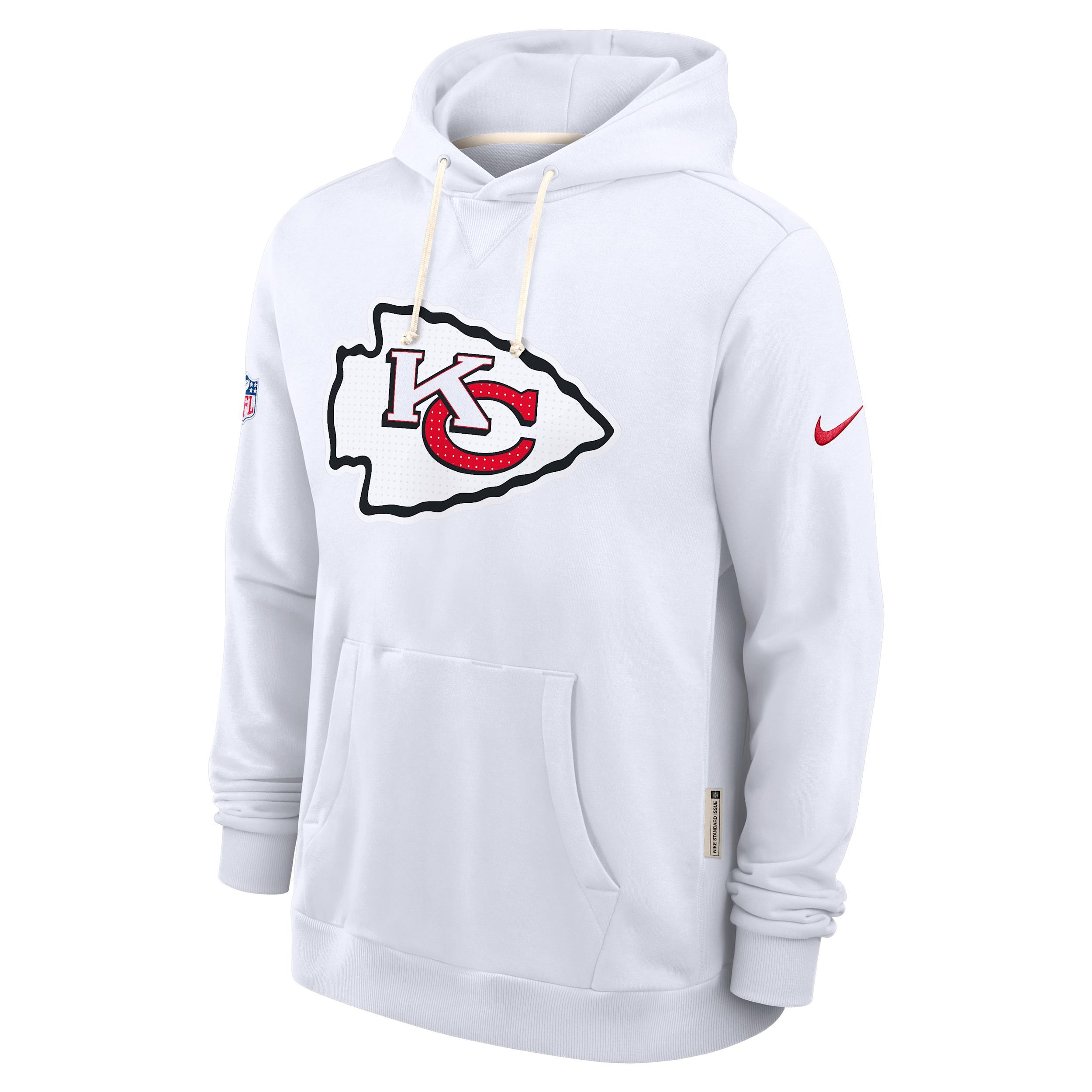 Chicago Bears Initial Home Sideline Nike Men's Dri-FIT NFL Pullover Hoodie Product Image