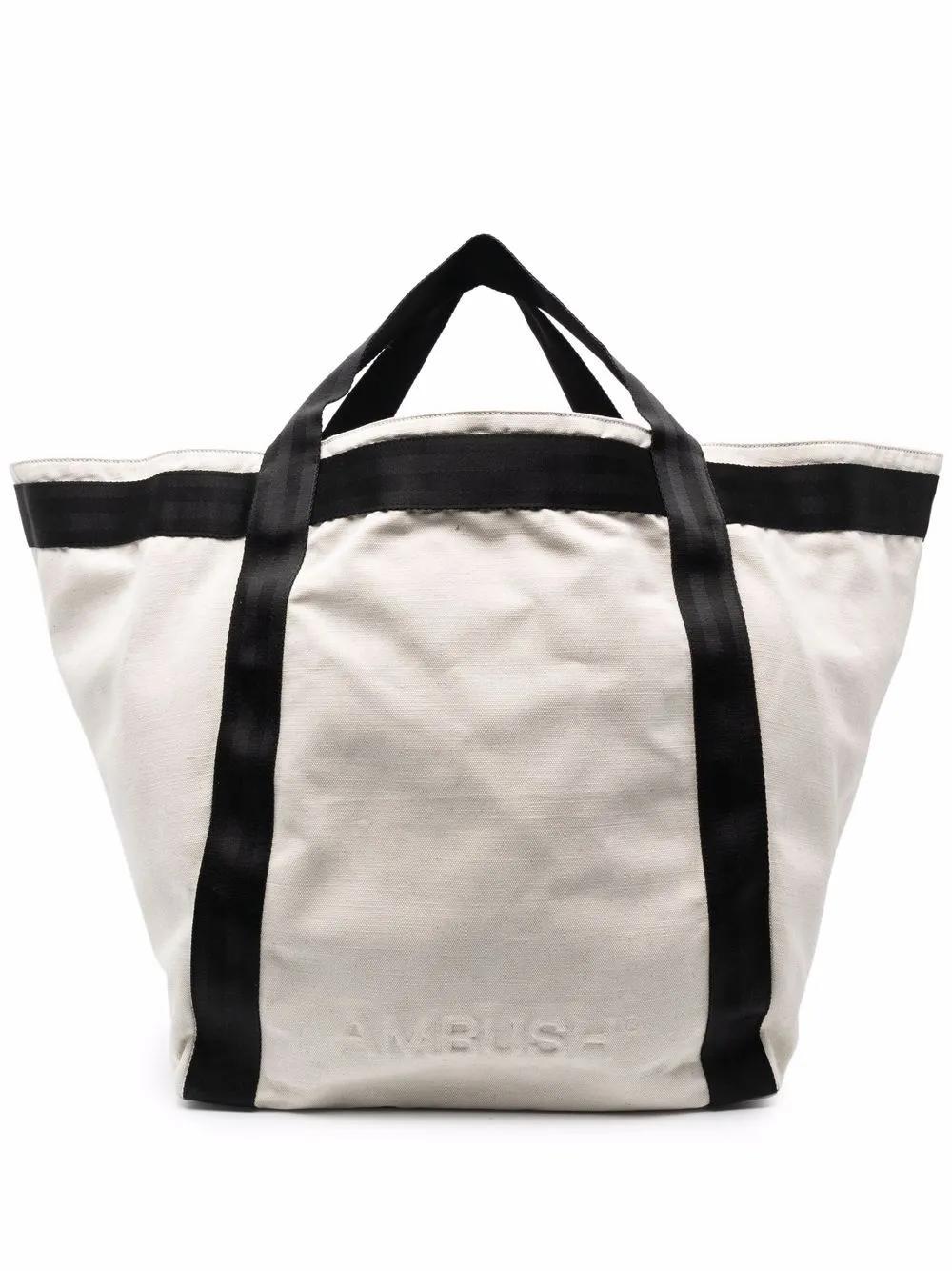 embossed logo maxi tote bag Product Image