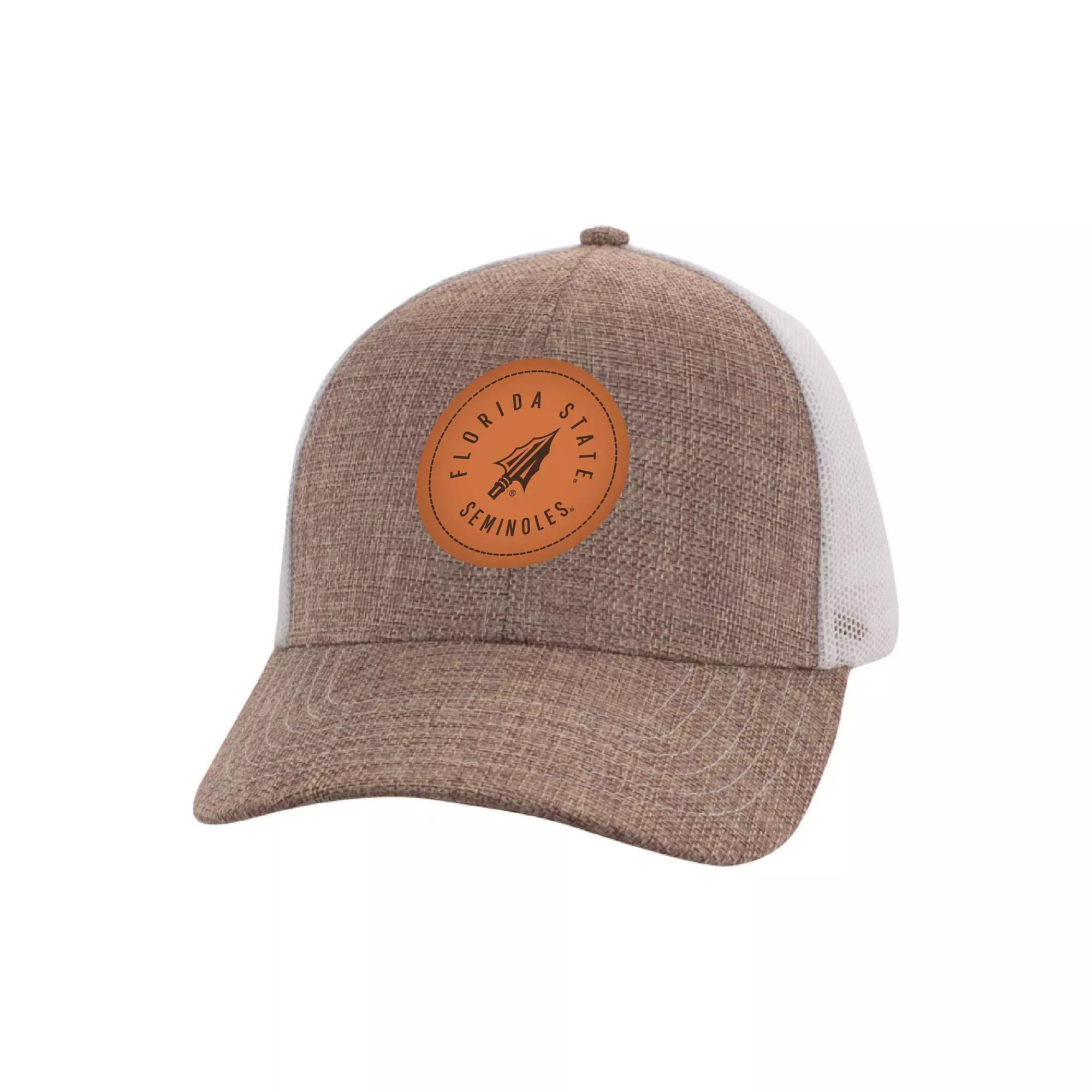 Men's Ahead Tan/White Kansas Jayhawks Pregame Adjustable Hat, Team Product Image