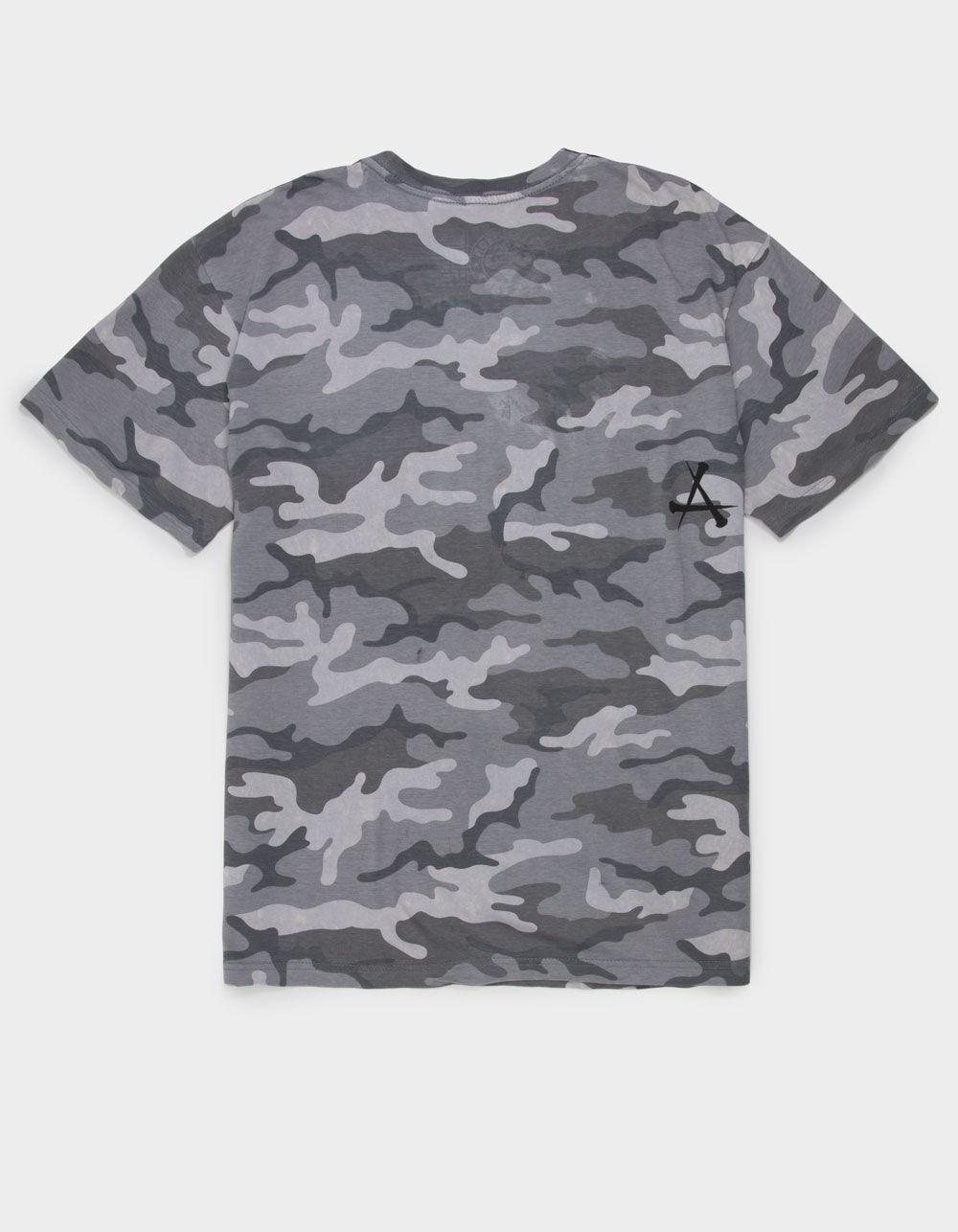 AFFLICTION Death Eyes Mens Tee - GRAY Product Image