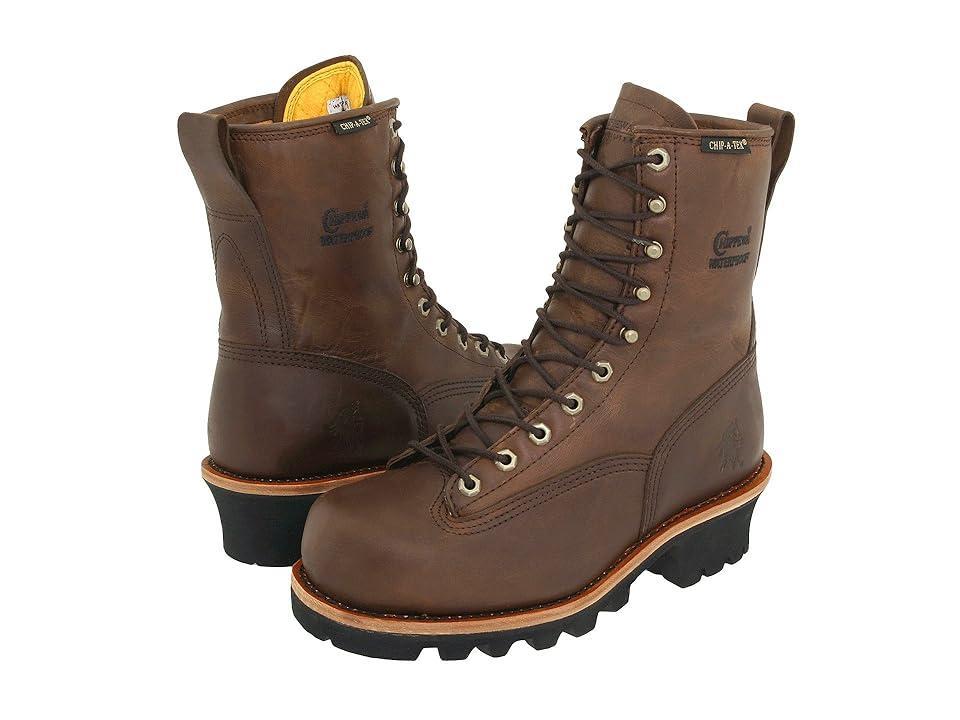 Chippewa 8 Bay Apache Insulated Waterproof Steel Toe Logger Men's Work Boots Product Image