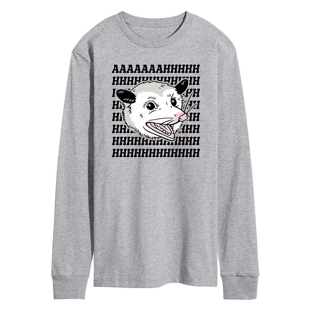 Mens Screaming Possum Long Sleeve Tee Product Image